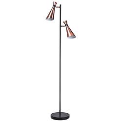 Foto van Eth vloerlamp york - h151 cm - zwart - koper