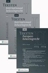 Foto van Teksten internationaal & europees belastingrecht 2023/2024 - paperback (9789013172751)