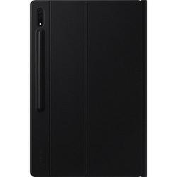 Foto van Samsung book cover keyboard voor tab s8 ultra tablethoesje zwart