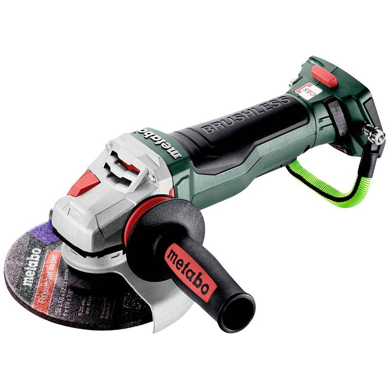 Foto van Metabo wpba 18 ltx bl 15-150 quick ds 601745840 haakse accuslijper 150 mm brushless, incl. koffer, zonder accu, zonder lader 18 v