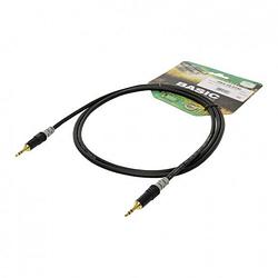 Foto van Sommer cable hba-3s-0090 jackplug audio aansluitkabel [1x jackplug male 3,5 mm - 1x jackplug male 3,5 mm] 0.90 m zwart