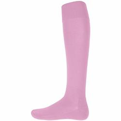 Foto van Roze hoge sokken 1 paar 35-38 - verkleedkousen