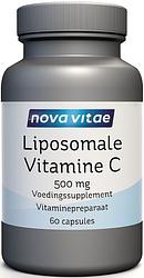 Foto van Nova vitae liposomale vitamine c vegacaps