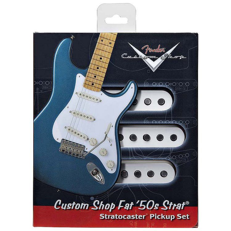 Foto van Fender custom shop fat 's50s stratocaster pickups (set van 3)