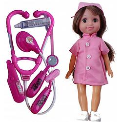 Foto van Jonotoys babypop dokter plina 26 cm roze