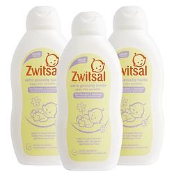 Foto van Zwitsal baby - shampoo extra gevoelig huidje - 3 x 200ml - voordeelverpakking