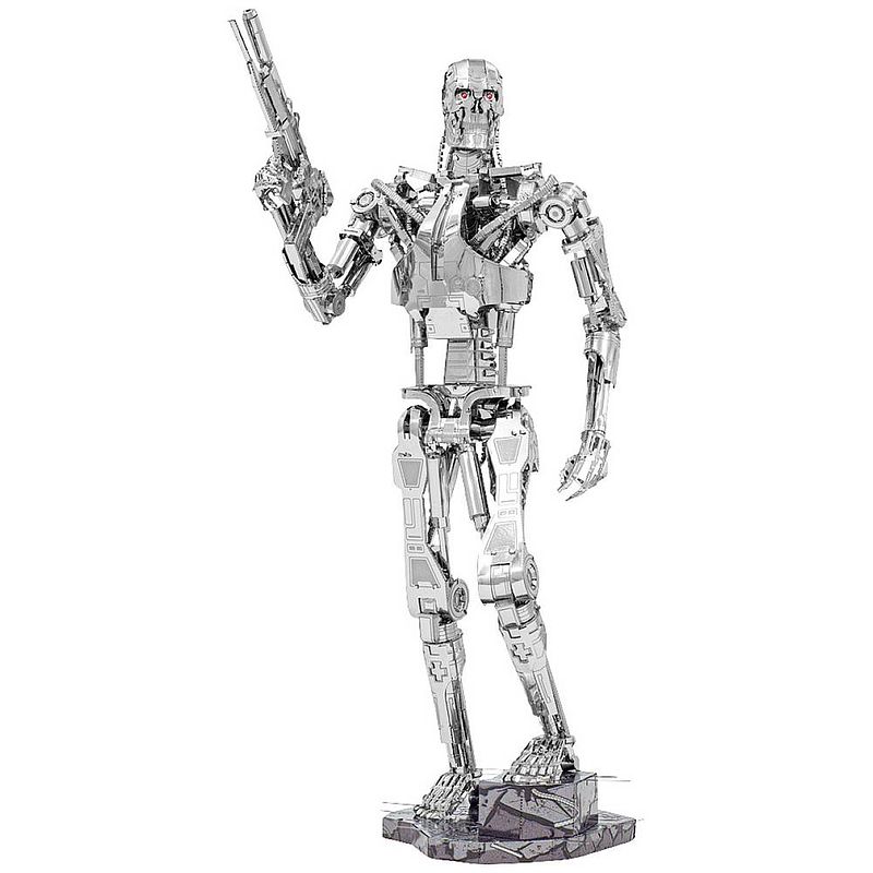 Foto van Metal earth iconx terminator - t-800 endoskeleton metalen bouwpakket