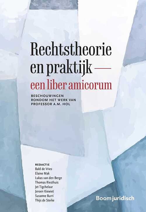 Foto van Rechtstheorie en praktijk - een liber amicorum - ebook (9789059317789)