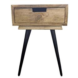 Foto van Benoa akron 1 drawer bedside/sidetable 52 cm