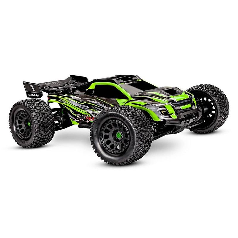 Foto van Traxxas xrt 4x4 vxl 8s groen brushless rc auto elektro buggy 4wd rtr 2,4 ghz