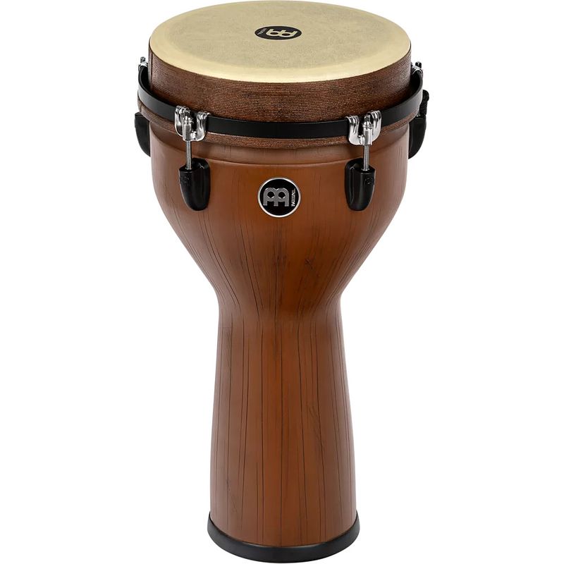 Foto van Meinl jd10bw jumbo series barnwood djembe 10 inch