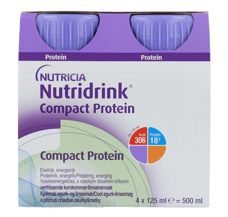 Foto van Nutridrink compact protein cool cucumber-lime