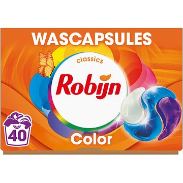Foto van Robijn classics 3in1 wascapsules color 40 wasbeurten bij jumbo