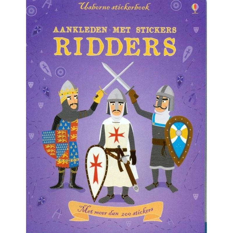 Foto van Usborne aankleden met stickers: ridders