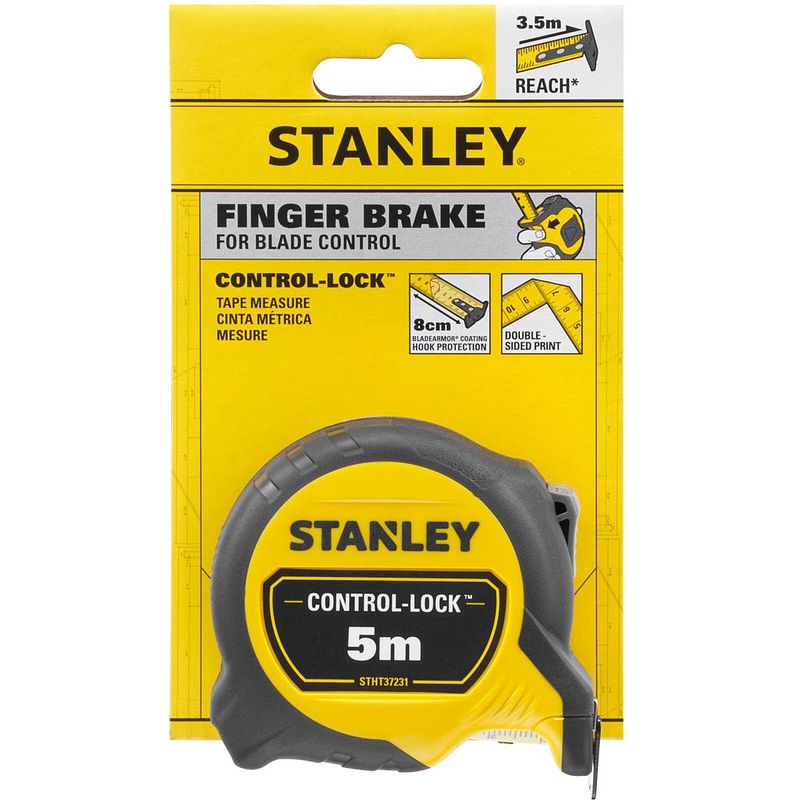 Foto van Stanley rolmeter control-lock 5 m x 25 mm