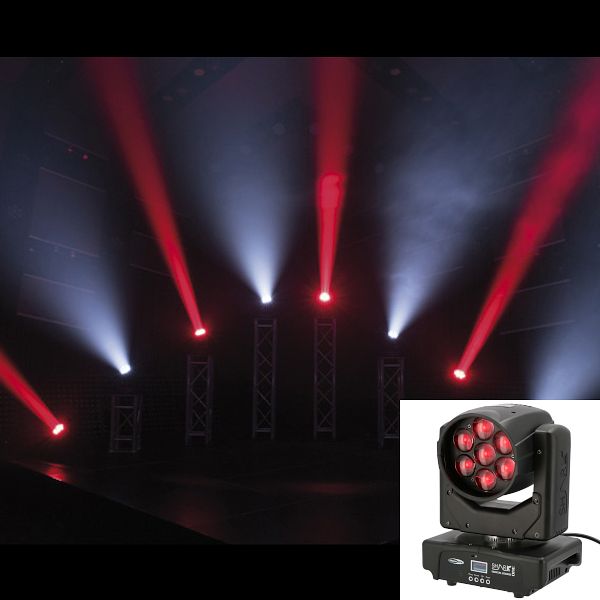 Foto van Showtec shark zoom wash one rgbw led movinghead