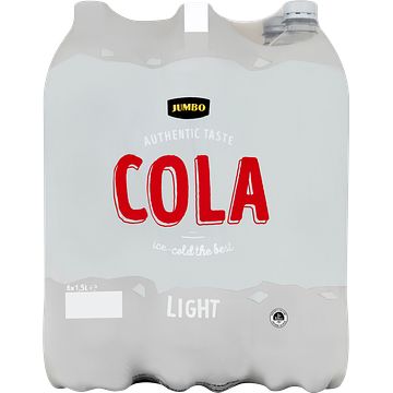 Foto van Jumbo cola light 6 x 1,5l