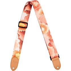 Foto van Flight s35 polyester ukulele strap flower draagband voor ukelele