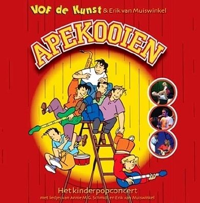 Foto van Cd opname van het kinderpopconcert apekooien met liedjes van erik van muiswinkel en annie m.g. schmidt. - cd (8717703011128)