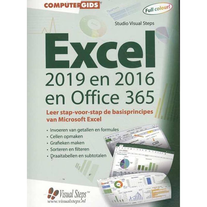 Foto van Computergids excel 2019, 2016 en 2016 en office 365