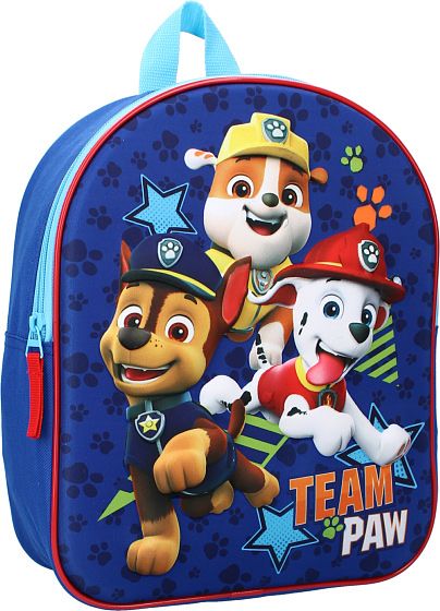 Foto van Paw patrol rugzak 3d paw patrol friends around town junior blauw