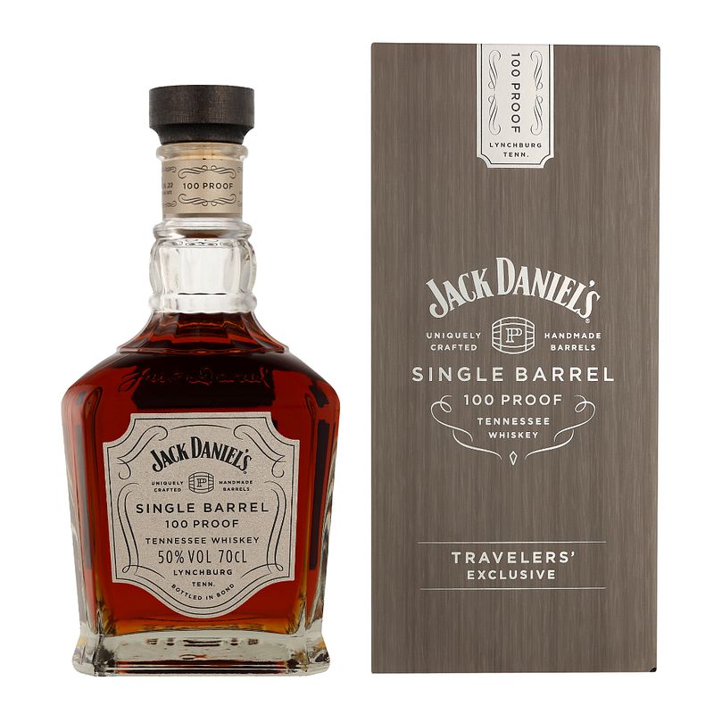 Foto van Jack daniel'ss single barrel 100 proof 70cl whisky + giftbox
