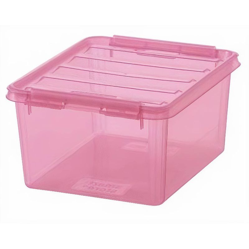 Foto van Orthex opbergbox smartstore colour 2 liter polypropyleen roze