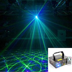 Foto van Beamz anthe ii rgb double laser gobo 600mw