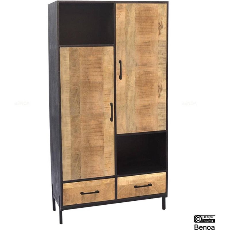 Foto van Benoa tipton sterre 2 drawer 2 door cabinet 90 cm