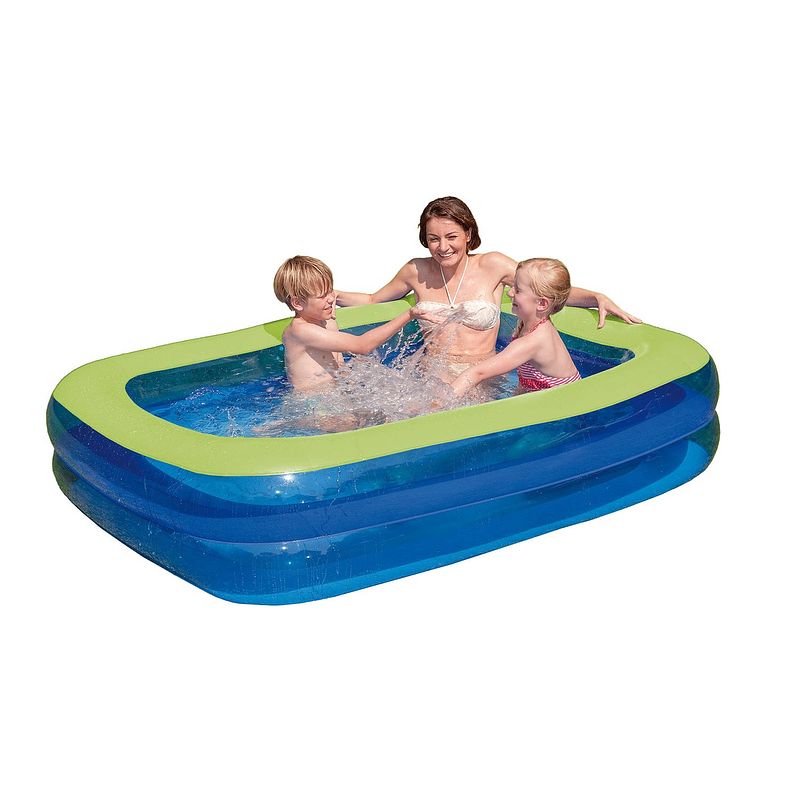 Foto van Happy people opblaaszwembad wehncke family-pool 200x150x50 cm