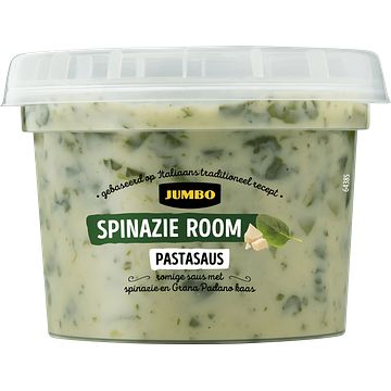 Foto van Jumbo spinazie room pastasaus 275g