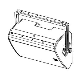 Foto van Electro-voice mfx-ub600-b speaker-beugel voor mfx-15mc 600mm zwart