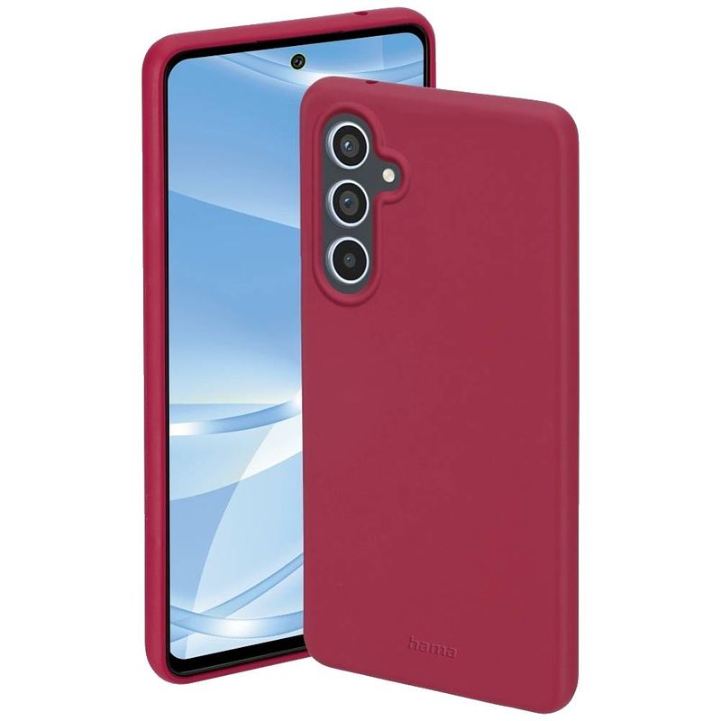 Foto van Hama finest feel cover samsung rood