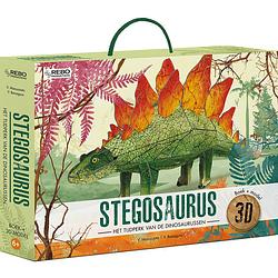 Foto van Rebo productions boek + model stegosaurus junior karton 2-delig