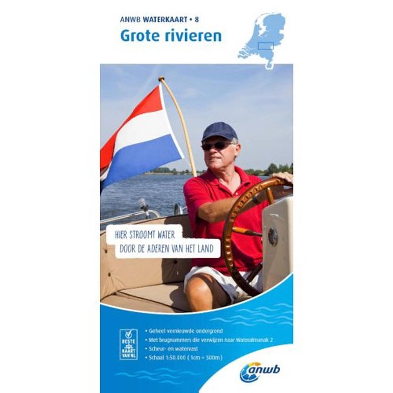 Foto van Grote rivieren - anwb waterkaart