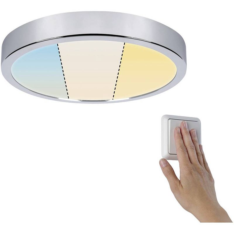 Foto van Paulmann 78926 paulmann led-wandlamp 18.00 w chroom