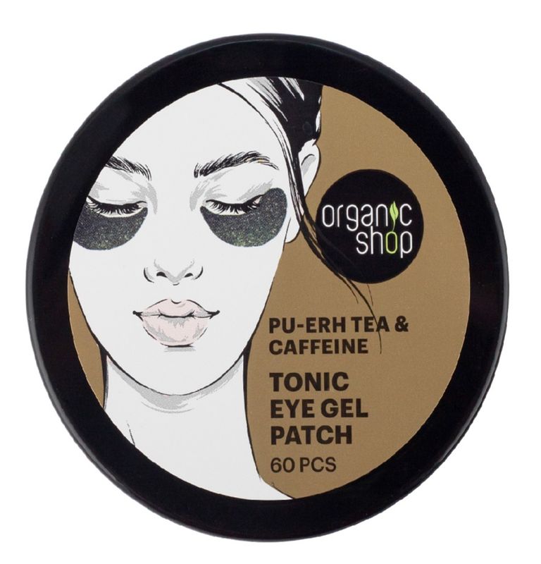 Foto van Organic shop pu-erh tea & caffeine tonic eye gel patch