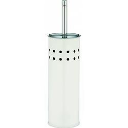 Foto van Kela toiletborstel linda 37,5 cm staal wit 2-delig