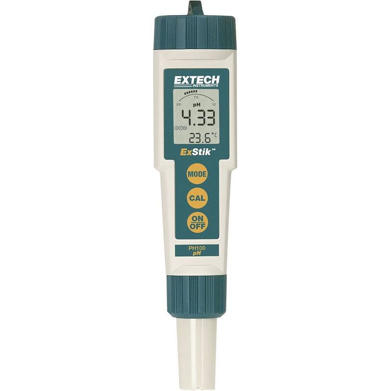 Foto van Extech ph100 ph-meter ph-waarde