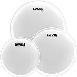 Foto van Evans etp-uv2-r uv2 coated rock tom pack 10 12 16 inch