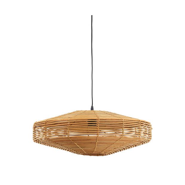 Foto van Light & living - hanglamp - 60x60x21 - bruin