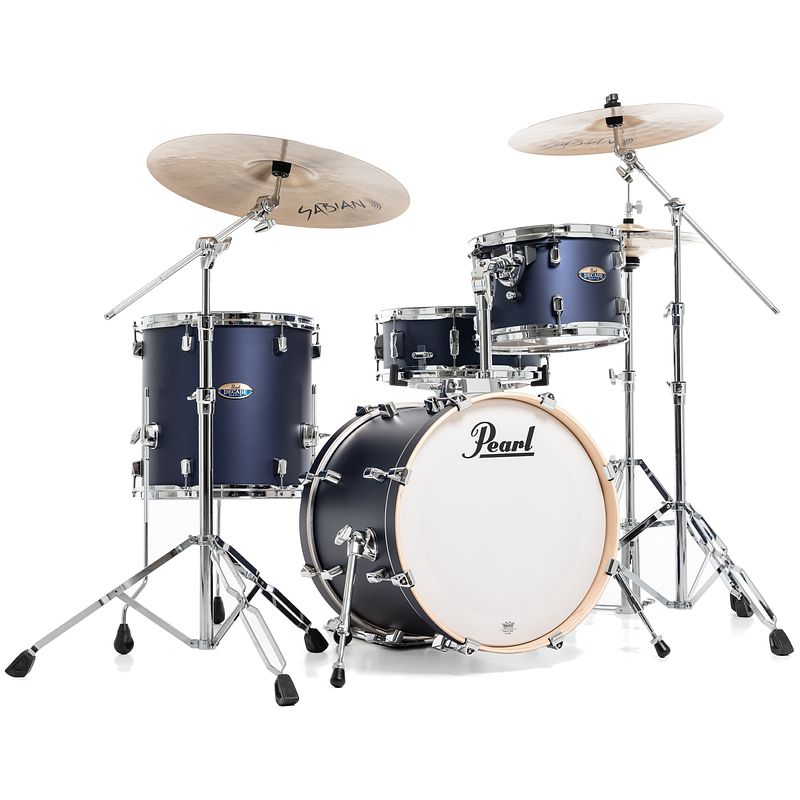 Foto van Pearl dmp984/c207 decade maple ultra marine velvet 4-delig drumstel