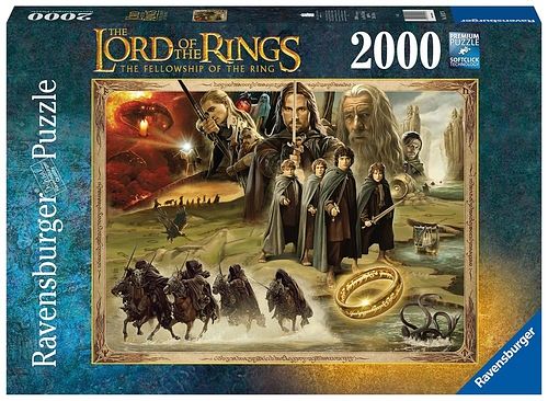Foto van The lord of the rings - the fellowship of the ring (2000 stukjes) - puzzel;puzzel (4005556169276)