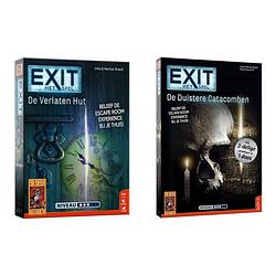 Foto van Spellenbundel - 2 stuks - exit - de verlaten hut & exit - de duistere catacomben