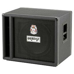 Foto van Orange obc115 blk 1x15 inch 400 watt basgitaar speakerkast zwart