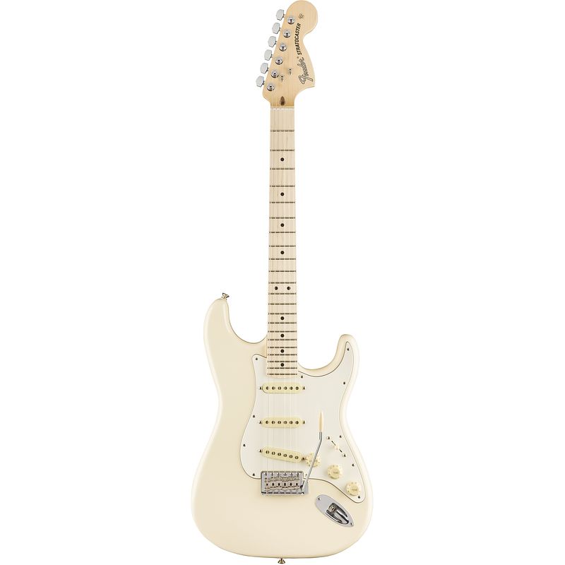 Foto van Fender american performer stratocaster olympic white mn