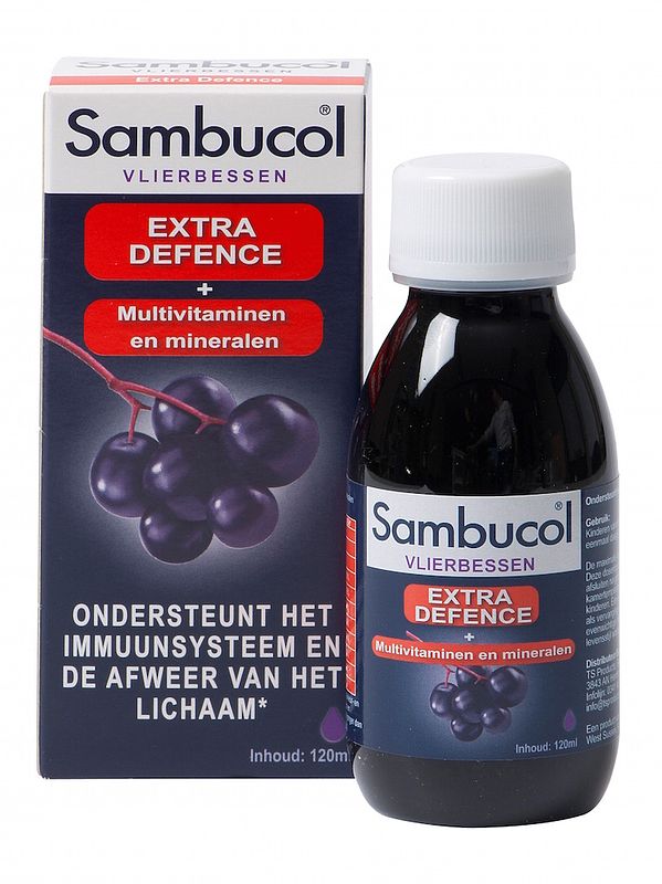 Foto van Sambucol extra defence 120ml