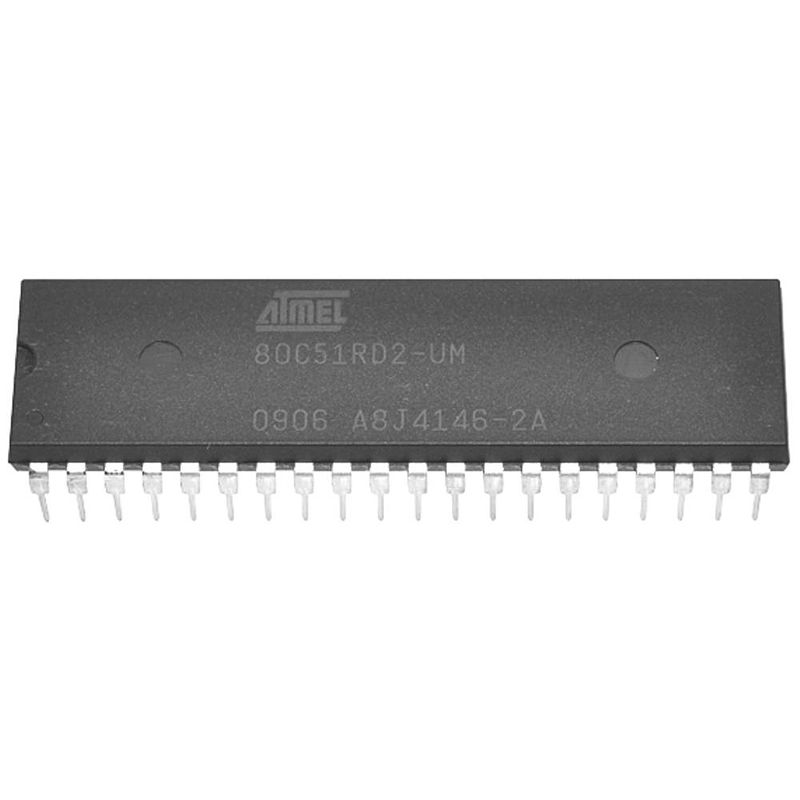Foto van Microchip technology embedded microcontroller pdip-40 8-bit 24 mhz aantal i/os 32 tube