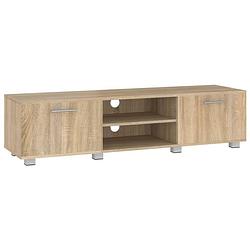 Foto van Vidaxl tv-meubel 140x40x35 cm bewerkt hout sonoma eikenkleurig