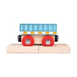 Foto van Bigjigs blauwe wagon (4)